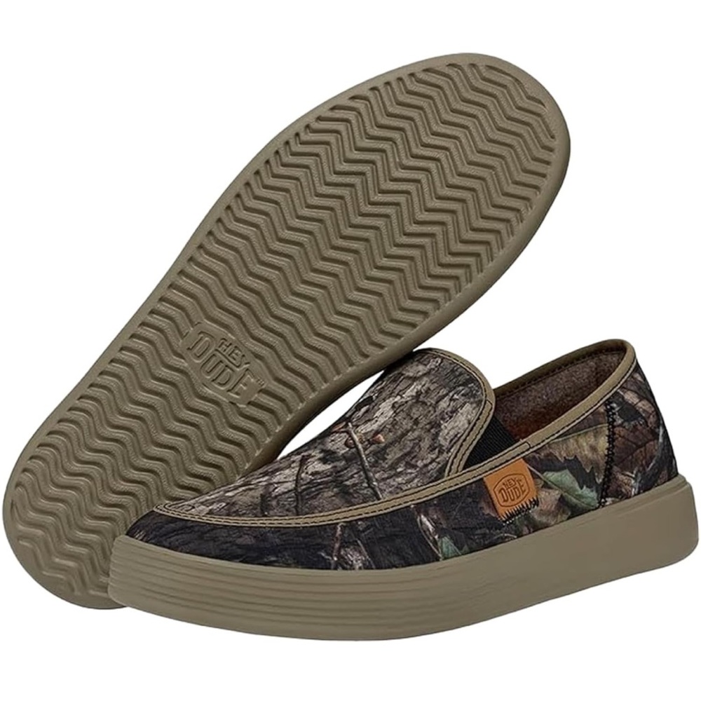 Hey Dude Sunapee Official Mossy Oak Country DNA Camo Loafer Slides Size 12 RARE